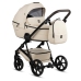 Tutis Viva 5 + LEATHER Vanilla 086 3-in-1 Baby Stroller