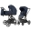 Carrello Alfa CRL-6522 Denim Blue Baby Stroller 2in1