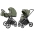 Carrello Vector CRL-6551 Field Green Baby Stroller 2in1