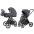 Carrello Vector CRL-6551 Ultimate Grey Baby Stroller 2in1
