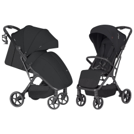CARRELLO Nova CRL-5524 Vinyl Black Stroller
