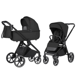 CARRELLO Omega CRL-6531 Denim Black Lastevanker 2in1