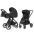 CARRELLO Omega CRL-6531 Denim Black Baby Stroller 2in1