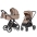 CARRELLO Omega CRL-6531 Paper Beige Baby Stroller 2in1