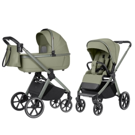 CARRELLO Omega CRL-6531 Tropical Green Baby Stroller 2in1