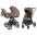 CARRELLO Ultra CRL-6527 Canvas Beige Stroller 2-in-1