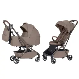 Vaikiškas vežimėlis 2in1 CARRELLO Magia CRL-6555 Cocoa Beige