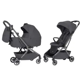 Vaikiškas vežimėlis 2in1 CARRELLO Magia CRL-6555 Elm Grey