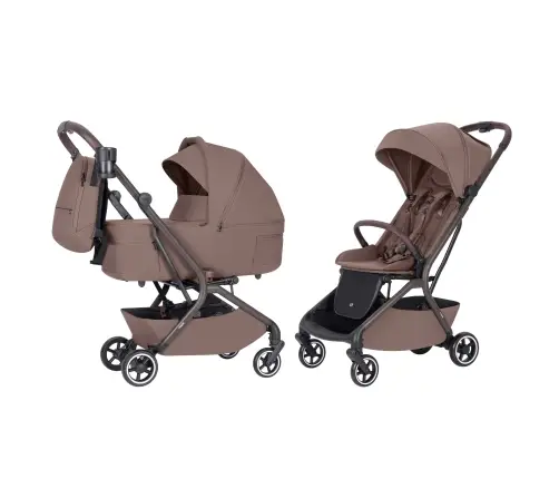 Bērnu rati 2in1 CARRELLO Magia CRL-6555 Glace Pink Bērnu rati 2in1 CARRELLO Magia CRL-6555 Glace Pink