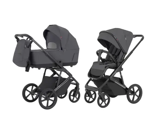 CARRELLO Sigma CRL-6523 Club Grey 2in1 Vaikiškas vežimėlis