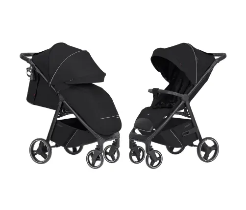 CARRELLO Bravo CRL-8512 Pure Black Baby stroller
