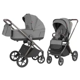 Baby stroller 2in1 CARRELLO Ultra CRL-6527 Metal Grey