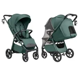 Baby stroller Carrello Bravo Lite DELUXE CRL-5529 County Green