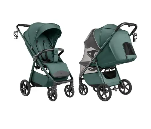 Baby stroller Carrello Bravo Lite DELUXE CRL-5529 County Green
