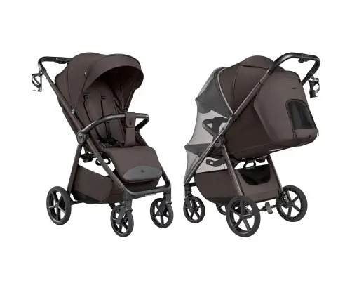 Baby stroller Carrello Bravo Lite DELUXE CRL-5529 Supreme Brown