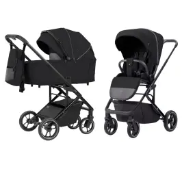 Carrello Alfa 2024 2in1 Midnight Black Bērnu Ratiņi Carrello Alfa 2024 2in1 Midnight Black Bērnu Ratiņi