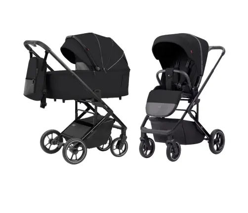 Carrello Alfa 2024 2in1 Midnight Black Bērnu Ratiņi Carrello Alfa 2024 2in1 Midnight Black Bērnu Ratiņi