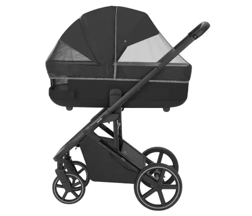 Carrello Alfa CRL-6522 Rock Black Vaikiškas vežimėlis 2in1