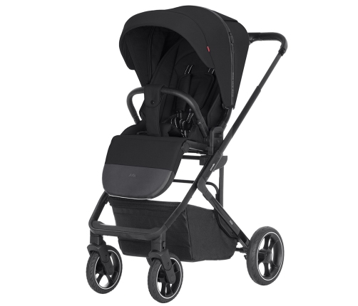 Carrello Alfa 2024 2in1 Midnight Black Baby Stroller