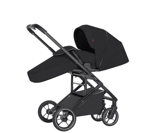 Carrello Alfa 2024 2in1 Midnight Black Baby Stroller
