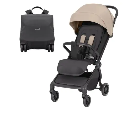 CARRELLO Atom S CRL-5526 Ceramic Beige Pastaigu Ratiņi