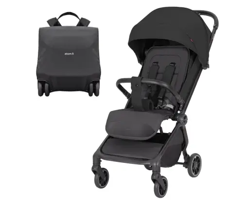 CARRELLO Atom S CRL-5526 Storm Black Stroller
