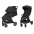 Carrello Nero Rich Black CRL-5514 Stroller