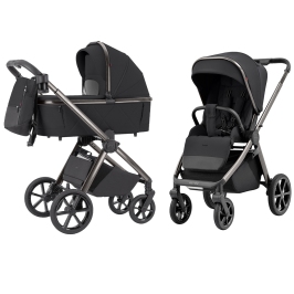 Carrello Omega 2024 2in1 Absolute Black Baby Stroller
