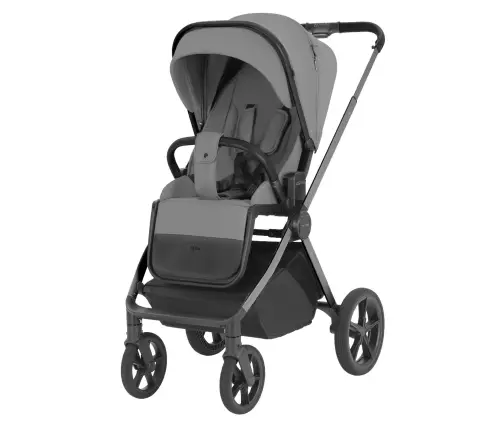 CARRELLO Ultra CRL-6527 Silk Grey Vaikiškas vežimėlis 2-in-1