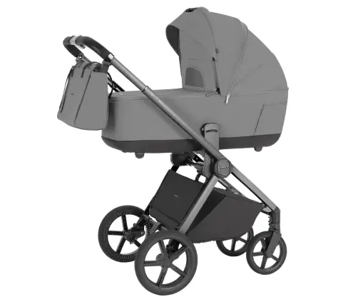 CARRELLO Ultra CRL-6527 Silk Grey Vaikiškas vežimėlis 2-in-1