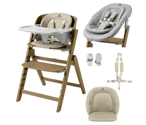 Highchair Carrello Focus CRL-16801 Croissant Beige