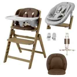 Highchair Carrello Focus CRL-16801 Moka Brown