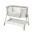 Carrello Gracia Baby Crib CRL-16502 Cool Grey