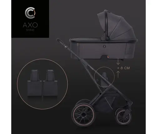 Cavoe Axo Shine French Grey Прогулочная коляска
