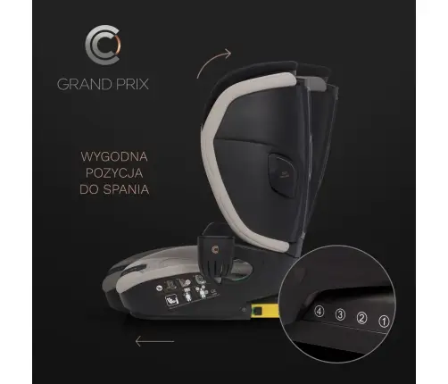 Fotelik samochodowy Cavoe Grand Prix Taupe