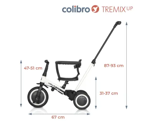 Rowerek dziecięcy Colibro TremixUP Rose