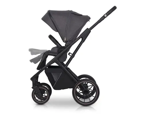 Cavoe Axo Shine French Grey 2-in-1 Baby Stroller