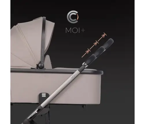 Cavoe Moi+ Taupe Bērnu rati 2in1