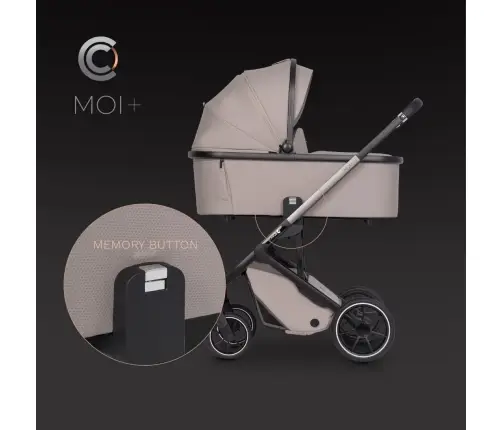 Cavoe Moi+ Taupe Bērnu rati 2in1