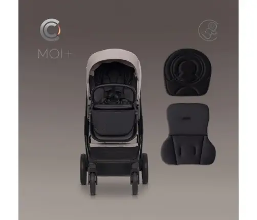 Cavoe Moi+ Taupe Bērnu rati 2in1