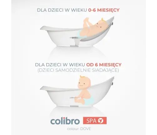 Bērnu vanna ar statīvu Colibro Spa Dove