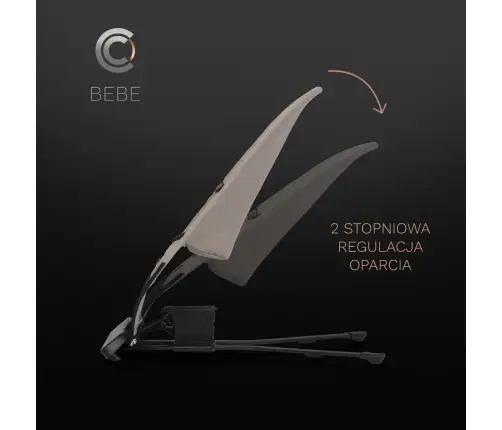 Leżaczek dziecięcy Cavoe Bebe Taupe