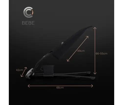Leżaczek dziecięcy Cavoe Bebe Meteorite