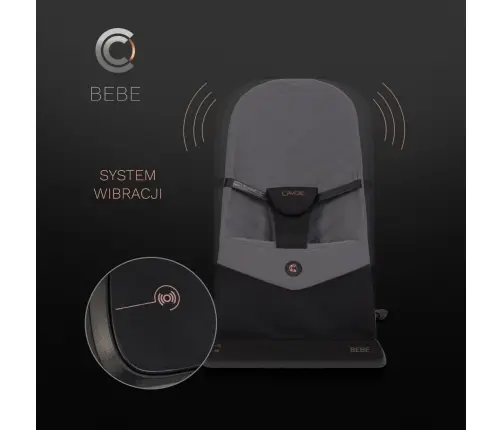 Leżaczek dziecięcy Cavoe Bebe French Gray