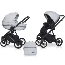 Riko Basic Delta 01 Grey Fox Bērnu rati 2in1