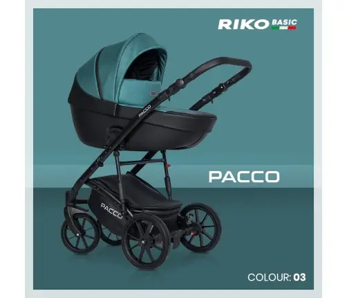 Riko Basic Pacco 03 Lagoon Bērnu rati 2 in 1