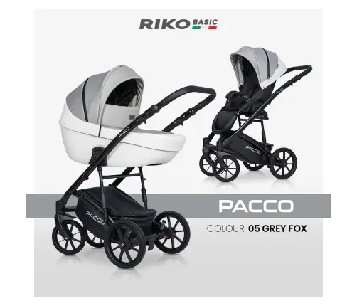 Riko Basic Pacco 05 Grey Fox Bērnu rati 2 in 1