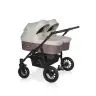 Riko Basic Saxo 03 Latte Коляска для двойняшек 2in1