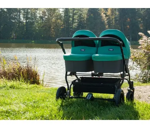 Riko Basic Saxo 03 Latte Коляска для двойняшек 2in1
