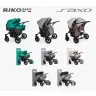 Riko Basic Saxo 04 Onyx Коляска для двойняшек 2in1 Riko Basic Saxo 04 Onyx Коляска для двойняшек 2in1